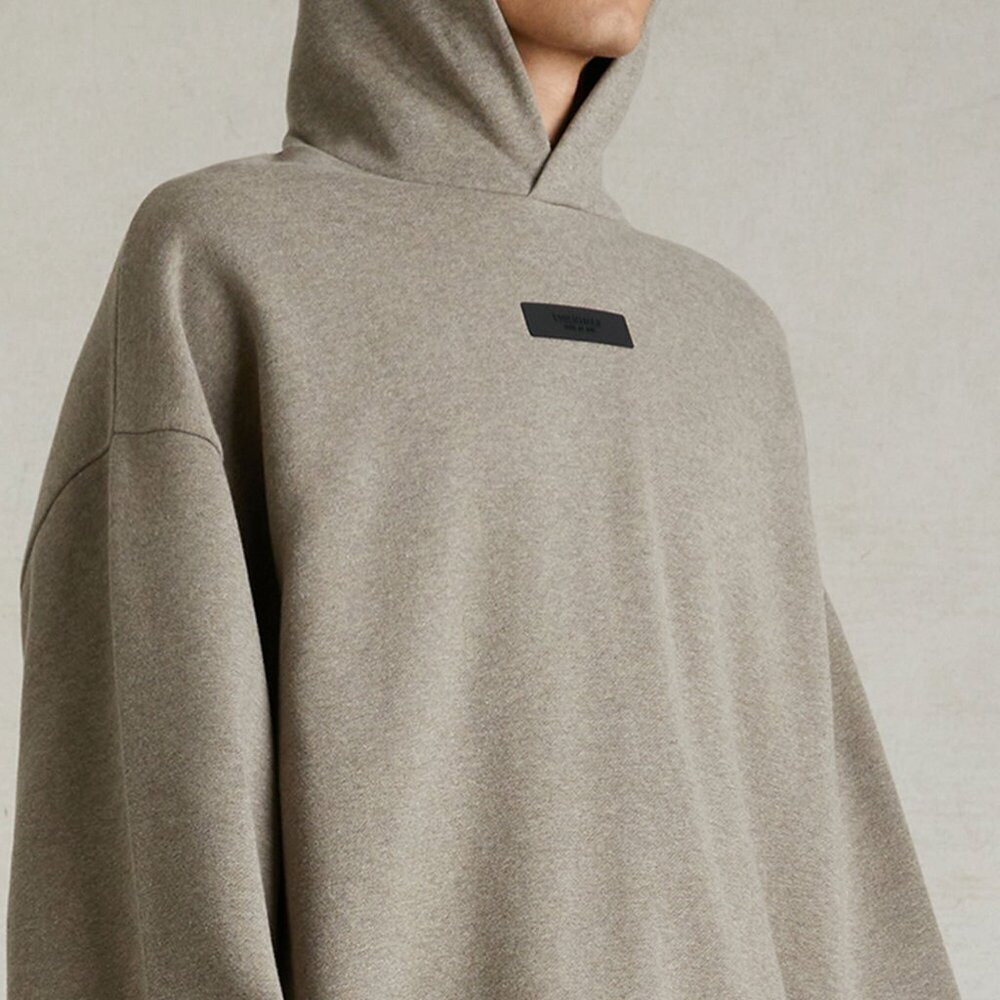 Fear of God Heather Grey Hoodie